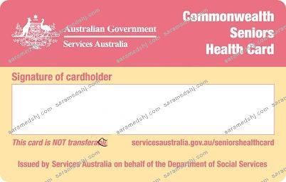 Australia Seniors health card